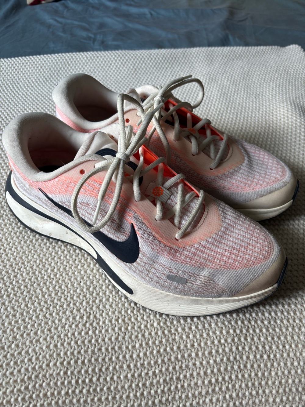 Nike Mens Running Shoes - orange, white and Navy